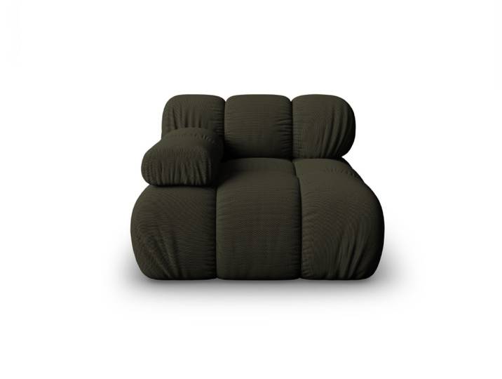 Module gauche en tissu 3D vert amazone