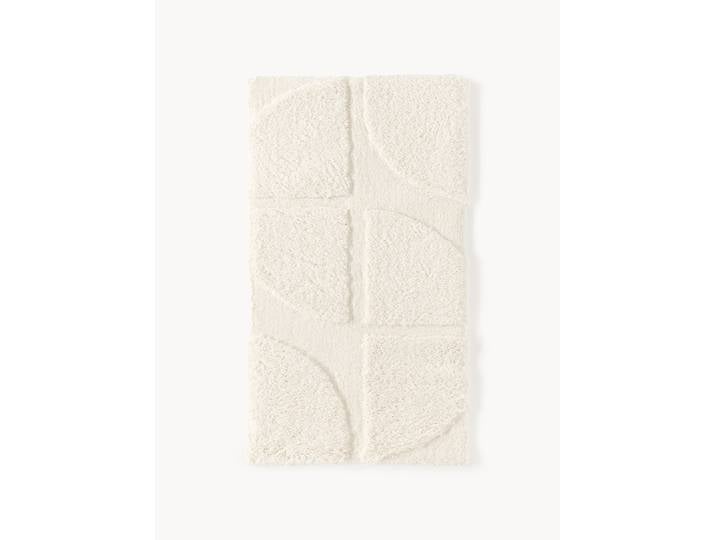 Tapis texturé à poils longs Jade