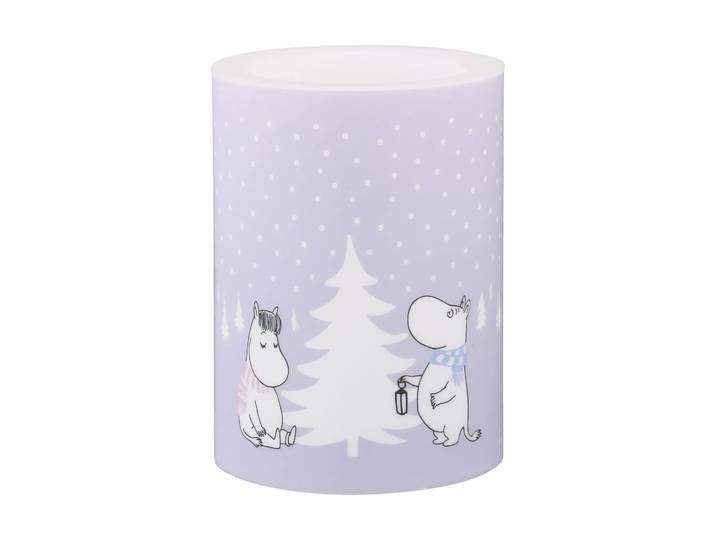 Muurla Bougie bloc LED Moomin 10 cm Snowfall
