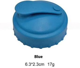 Inspired Finds Best Selling Silicone Lids For Cans, Soda Cans, Cups, Cola Seals, And Beer Bottles Reusable, Easy To Use blue