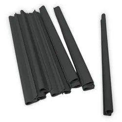 zaun|zu® Sichtschutzstreifen Klemmschiene OMEGA-Clip Anthrazit 20er Pack