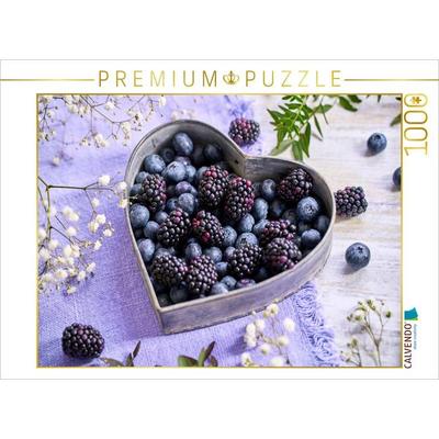 CALVENDO Puzzle Herz der Beeren | 1000 Teile Lege-Größe 64x48cm Foto-Puzzle für glückliche Stunden