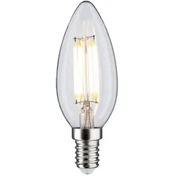 Paulmann LED Filamentlampe Kerzenform, E14, 4,8W, 4000K, 470lm, klar PAUL-28915