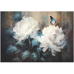 FOTOTAPETE Blumen Beton Vintage Schlafzimmer 400x280
