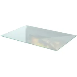GLASBODENPLATTE für Kaminofen 60x40 cm – Milchglas Optik