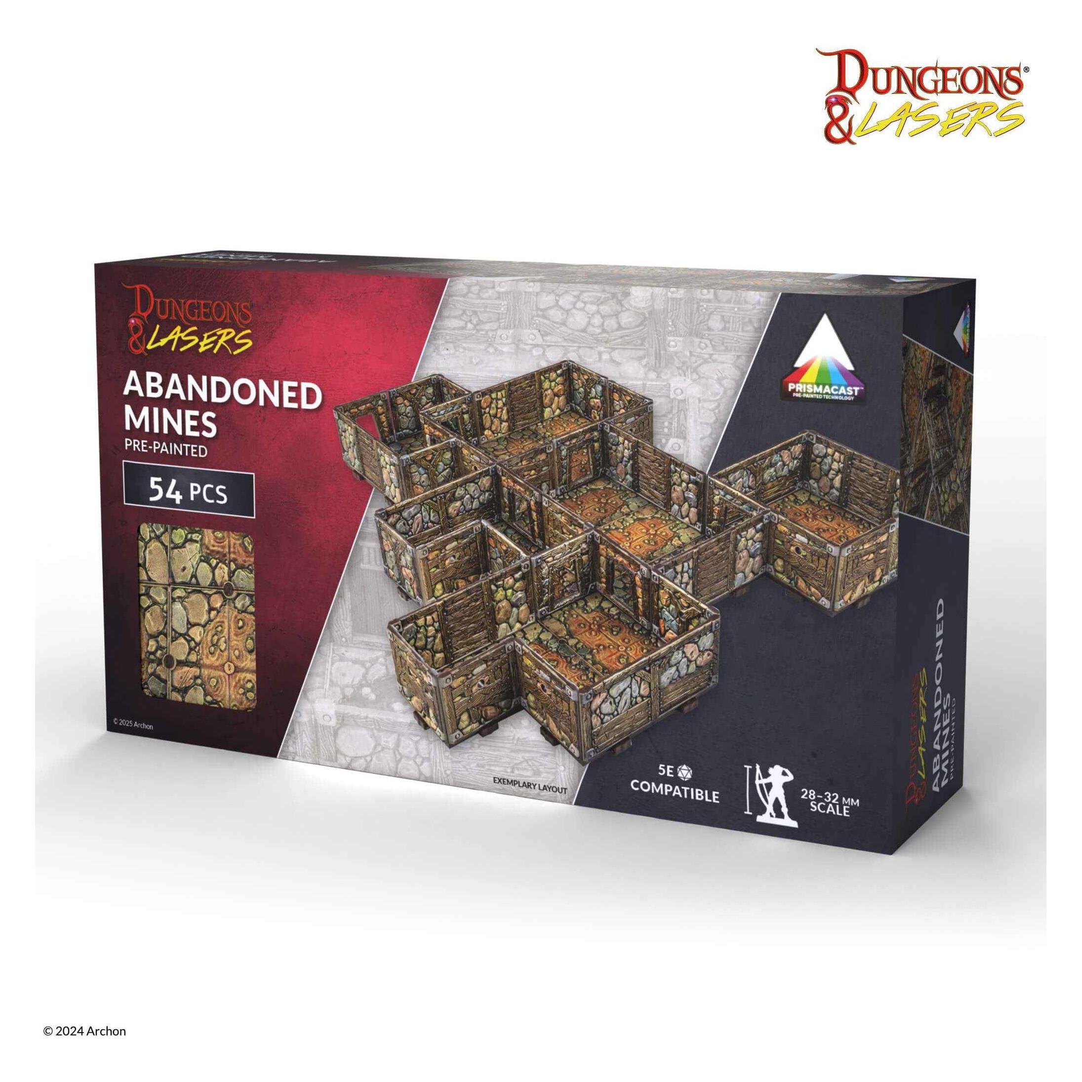 Archon Studio Dungeons & Lasers ABANDONED MINES: PRE-PAINTED (Kunststoff) (DNL0098)