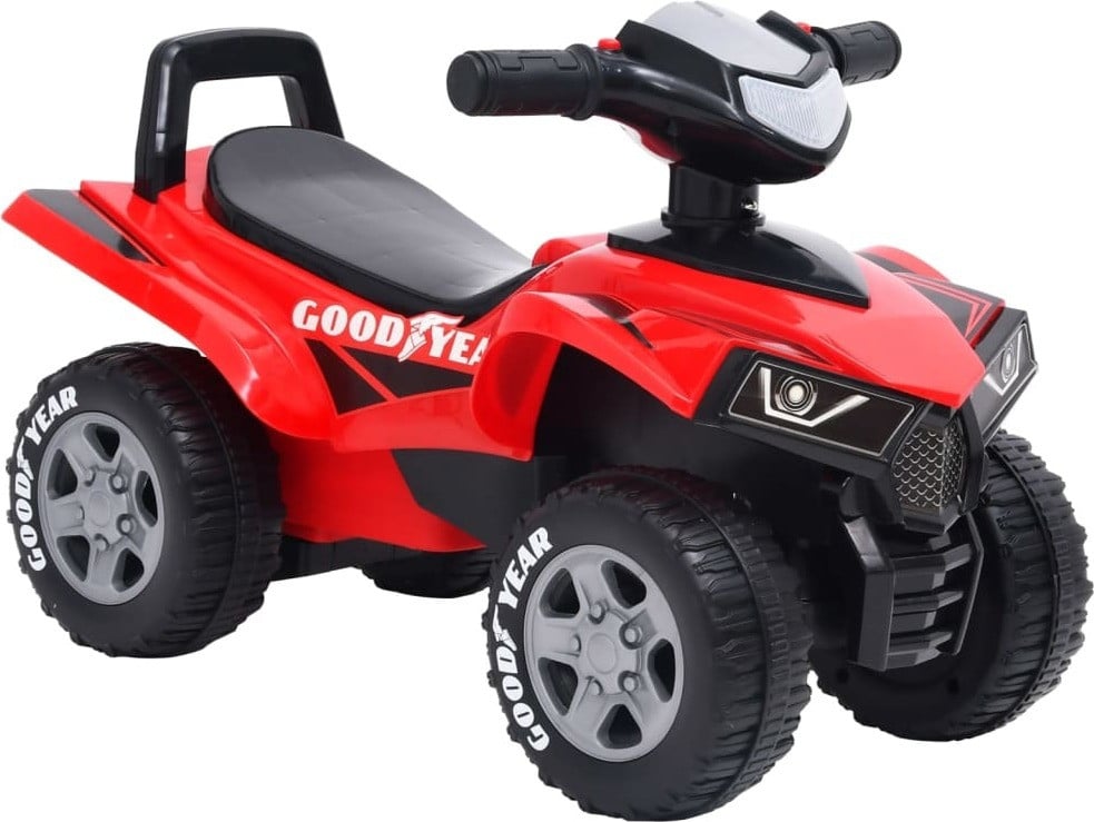 De Living Store kinderquad met zitplaats model Good Year rood