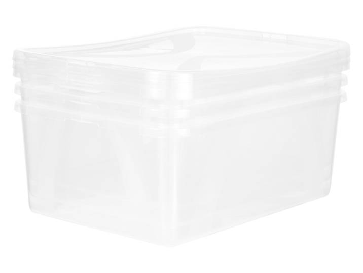 Rotho Aufbewahrungsbox Arco Transparent 3 tlg.