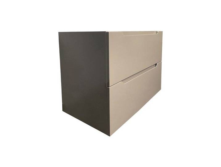 Meuble sous vasque suspendu - Taupe - 80 cm - STEFANIE