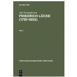 Friedrich Lücke (1791-1855), Fachbücher von Alf Christophersen