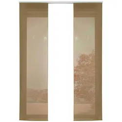 VORHANG 2ER SET HxB 245x60 cm Nougat