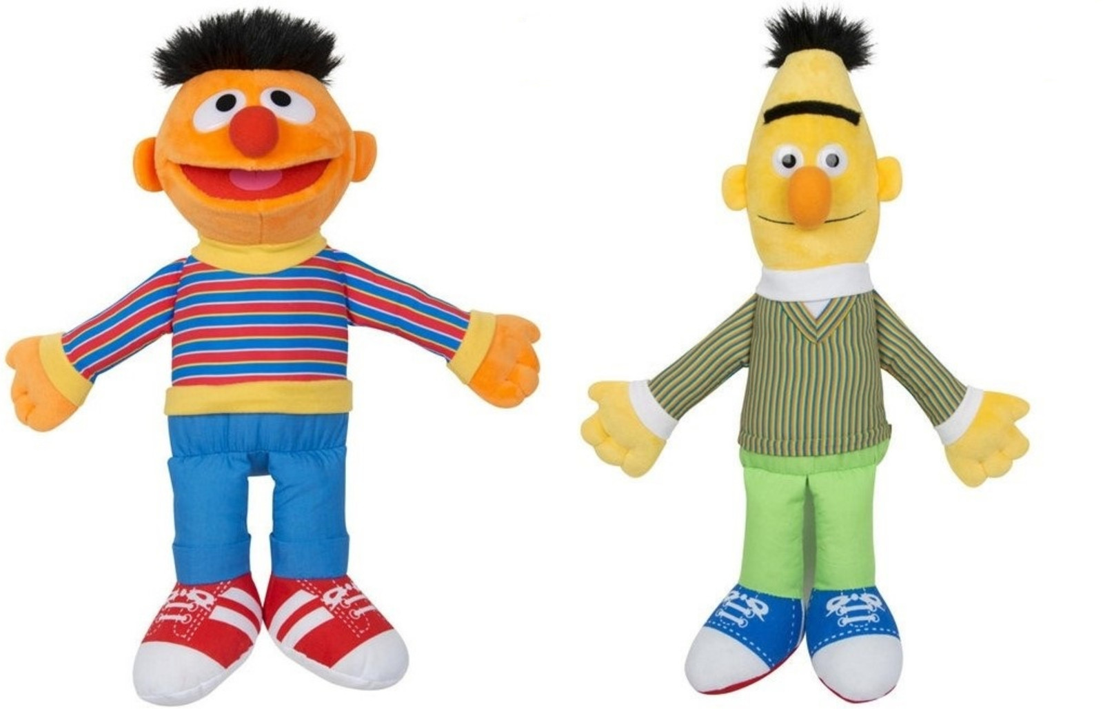 Whitehouse Leisure International Sesamstraat Ernie en Bert set van 2 pluche knuffels, 40 cm