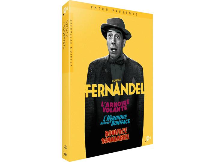 Fernandel - Coffret 3 films : L'Armoire volante + L'Héroïque Monsieur Boniface + Boniface somnambule