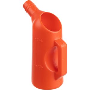 HP-Autozubehör Messbecher aus Kunststoff, mit 0,25 Liter Skala und starrem Ausguss, 0,5 Liter