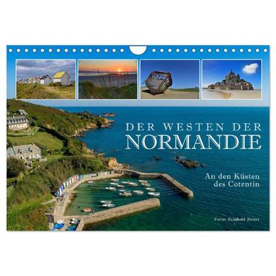 Der Westen der Normandie – An den Küsten des Cotentin (Wandkalender 2026 DIN A4 quer), CALVENDO Monatskalender