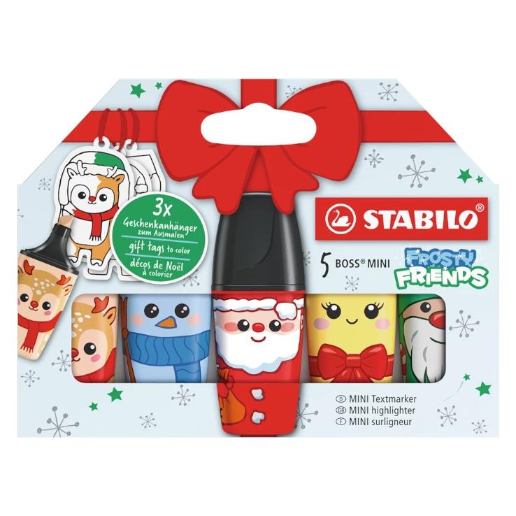 Stabilo Boss Mini Frosty Friends Displ (5x) (07/50-13-2)