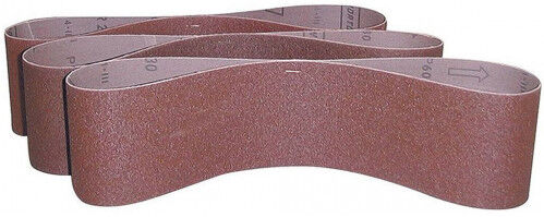 GÜDE Lot de 3 bandes abrasives grain 60 pour ponceuse bois - pour G55135 41284