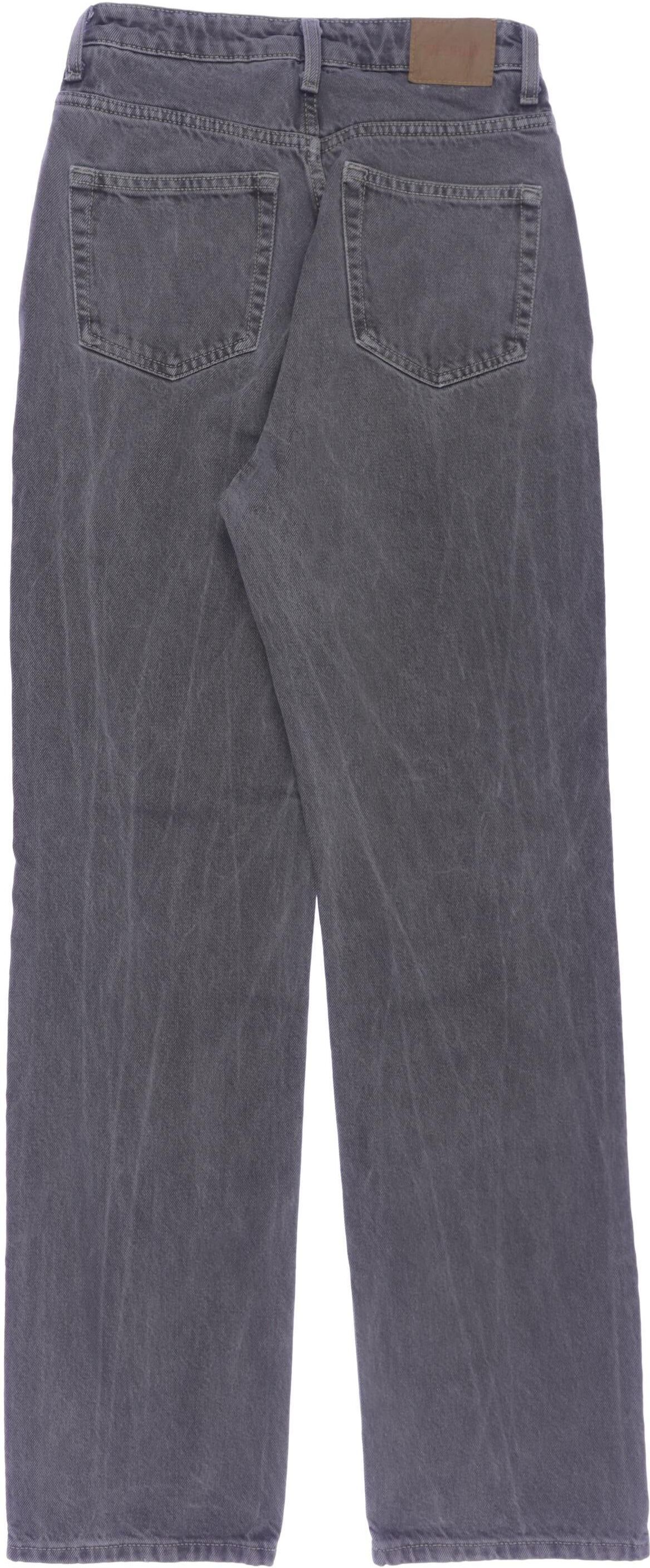 Weekday Damen Jeans, Grau, Gr. W26, Baumwolle - Second Hand