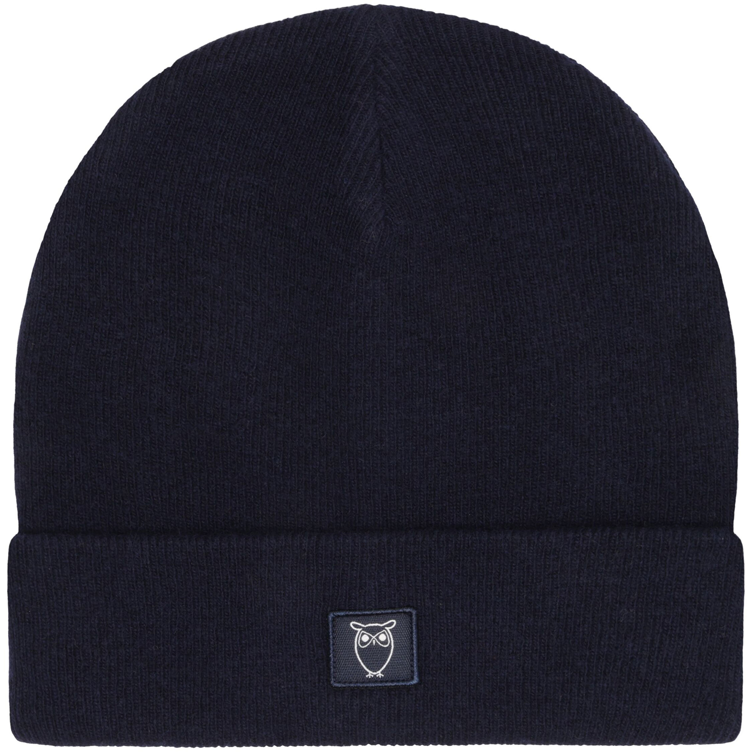 KnowledgeCotton Apparel Double Layer Wool Mützen & Beanies blau Lifestyle Schnell trocknend
