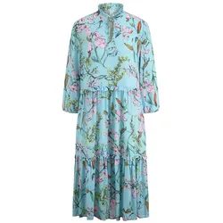 Kleid Rüschen-Stehkragen St. Emile blau, 42