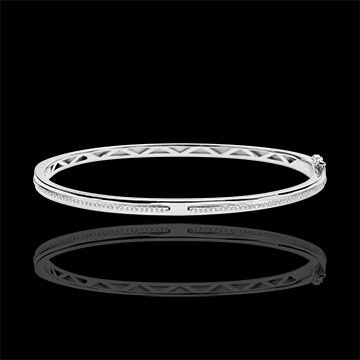 Edenly Armreif Versprechen - WeiÃŸgold und Diamanten - 18 Karat