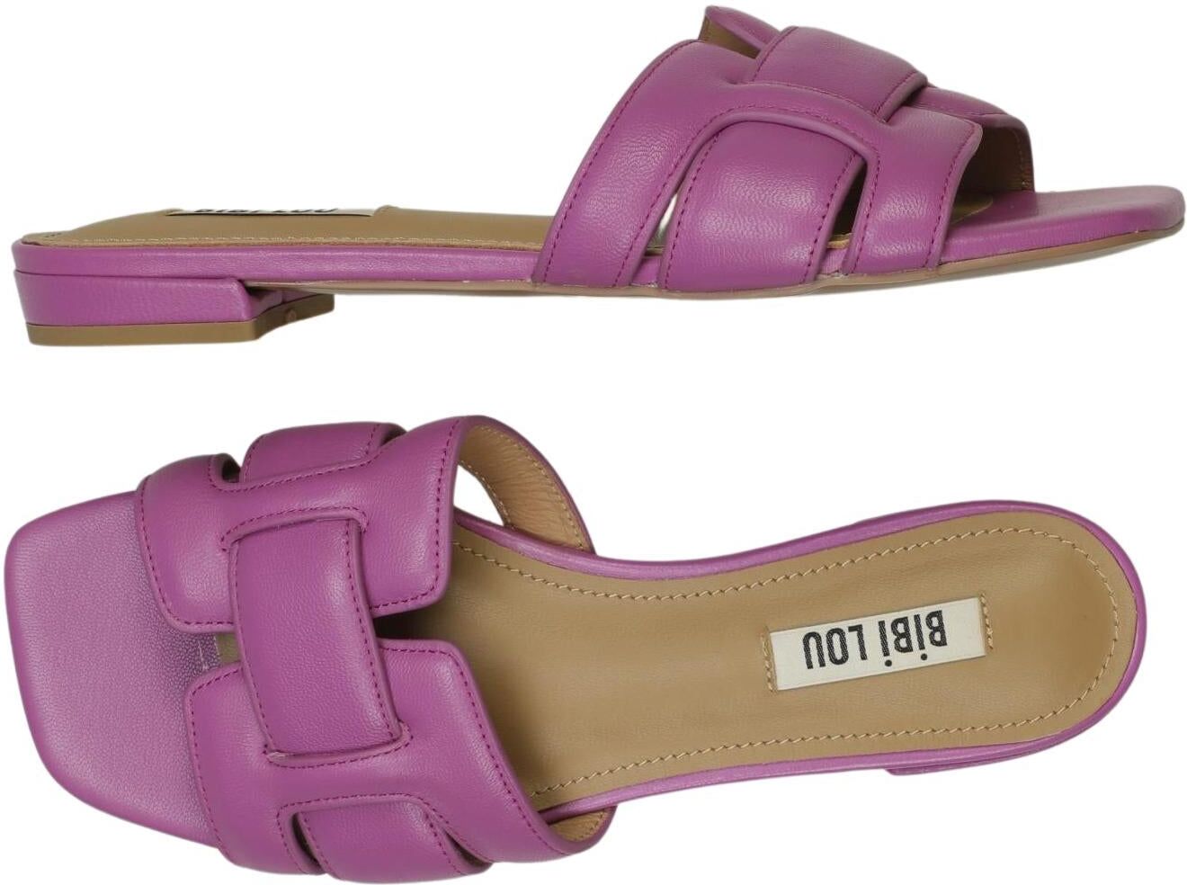 Bibi Lou Damen Sandalen, Lila, Gr. EU 36, Leder - Second Hand
