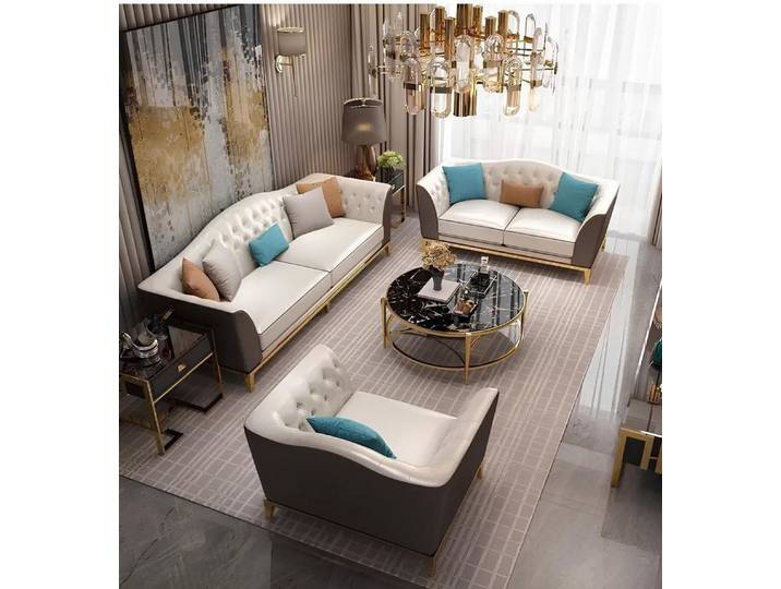 JVmoebel Polstergarnitur Elegante Wohnlandschaft in modernem Design aus hochwertigem Stoff, Made in Europa