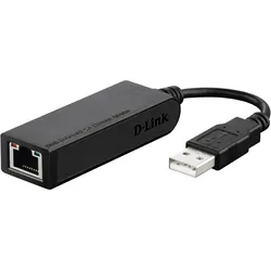 D-Link DUB-E100 (USB), Netzwerk Adapter, Schwarz