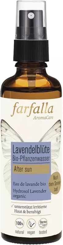 farfalla - Lavendelblüte,Bio-Pflanzenwasser,aftersun, 75 ml