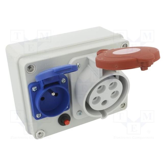Pawbol Stationäre Schaltanlage R-BOX 150 1x32A/5P 1x250V IP44 (B.1090) (B.1090)