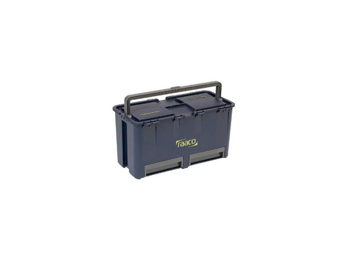 Werkzeugkoffer RAACO Compact 27 , blau, B:47,4cm H:24,8cm T:23,9cm, Polypropylen, Aufbewahrungsboxen, Werkzeugkoffer
