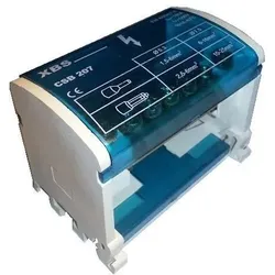 Abzweigklemme Sammelklemme Verteilerblock auf TH35 2P 101A 500V XBS CSB-207