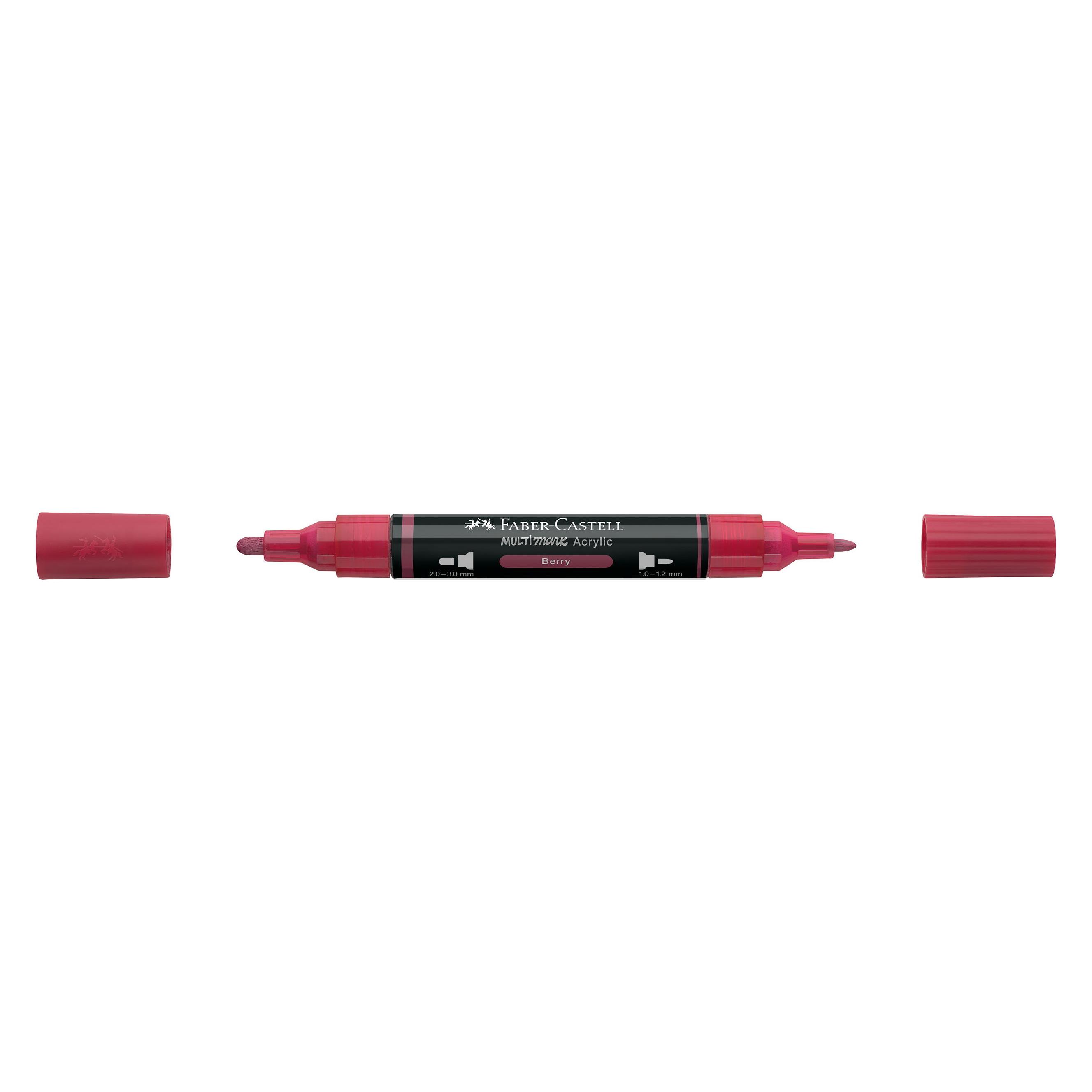 Faber-Castell Multimark Acrylic Marker. berry (1x) (185933)