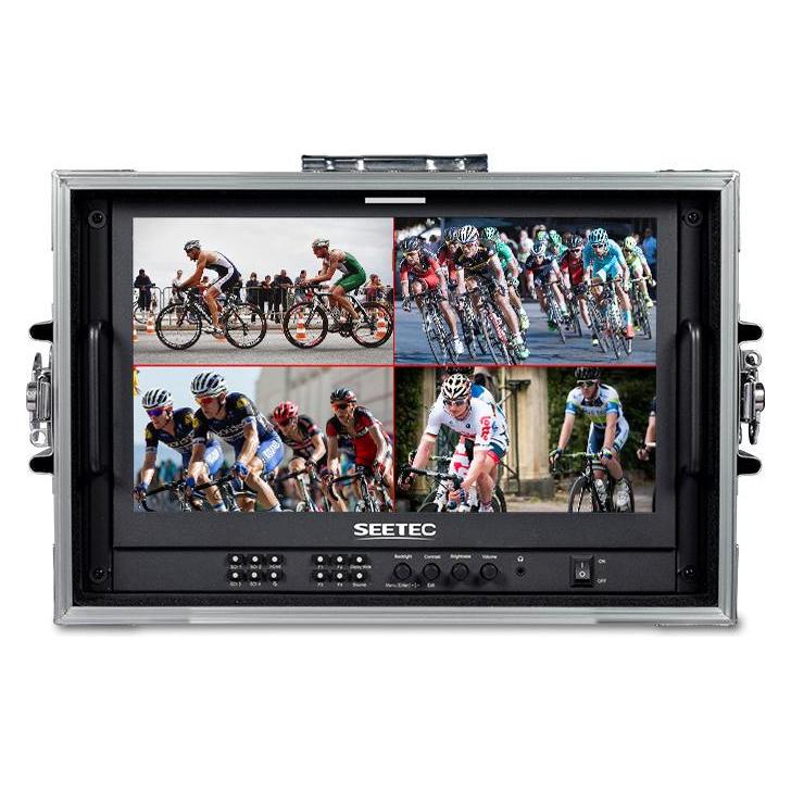 Seetec monitor ATEM156S-CO 15.6" W. SDI Carry-On FLight Case (15.60", Full HD) (ATEM156S-CO)