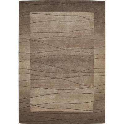 LUXOR living "Lineo" rechteckig 14 mm Höhe Nepalteppich, reine Wolle, mit Bordüre, Wohnzimmer