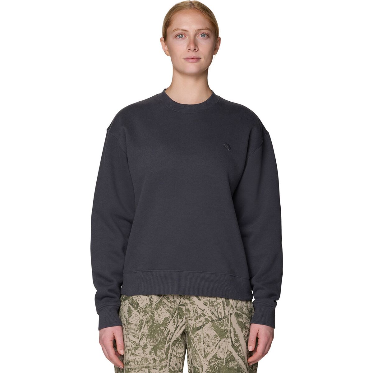 Mountain Hardwear W MHW Logo Pullover Crew shark (011) L 216709-011-L