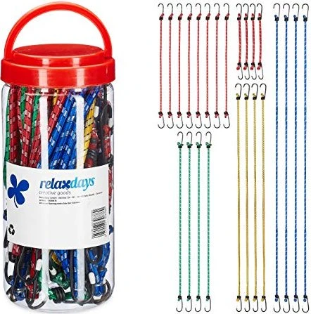 relaxdays Spanngurt 26,5 - 93,0 cm, 24 St.