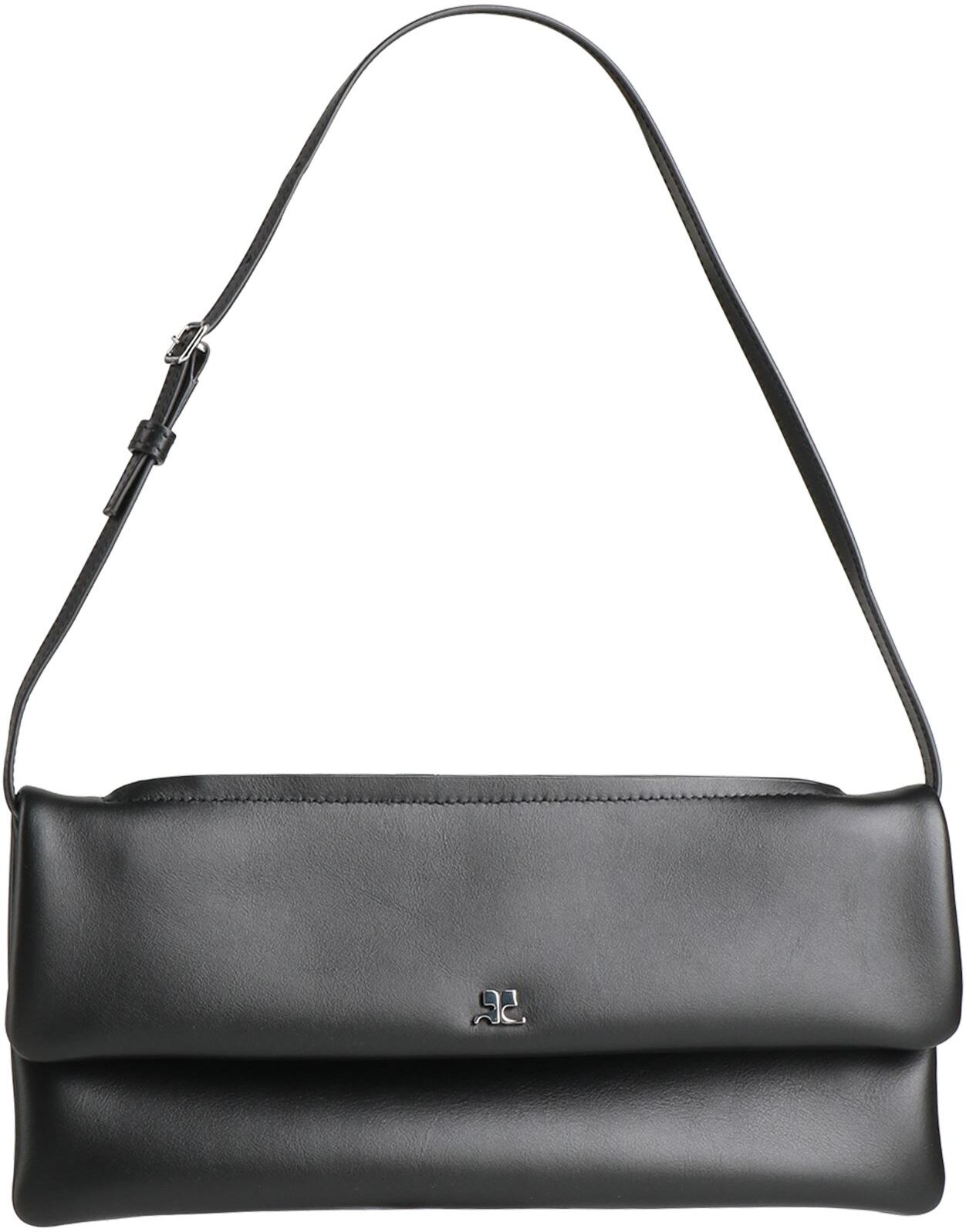 Courrèges Bolso de asas largas Mujer Negro -- Mujer
