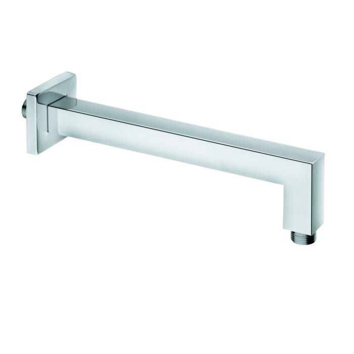 Kludi A-qa Brausearm 6654305-00 chrom, Ausladung 250 mm, DN 15, Schubrosette eckig, 58mm