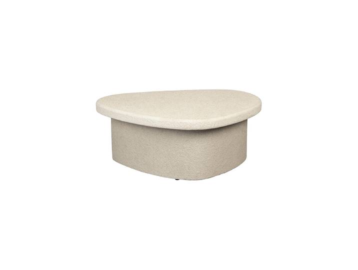 Design Couchtisch „Veda“, aus recyceltem Marmor Beige Dutchbone