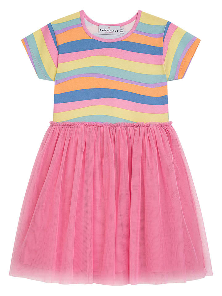 Danamade Kleid in Bunt/ Pink - 128