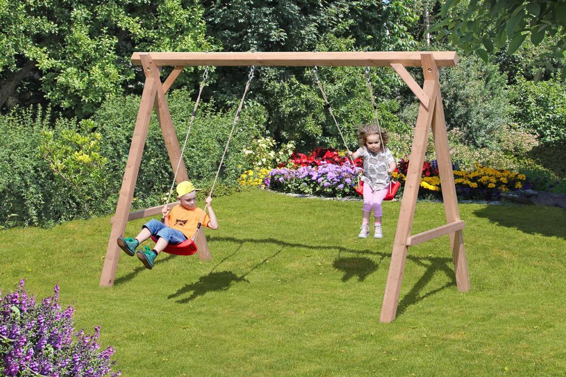 DELTAGARTENH Natura-Schaukel Lärche /LARA Typ 1.2 / L300xT190xH220cm 08435695
