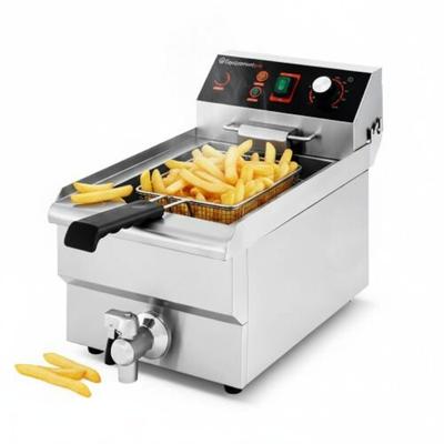 Elektrische Profi-Fritteuse 10L Edelstahl 3000W – Ideal für Gastronomie, Kantinen, Restaurants – EquipementPro