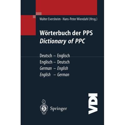 Wörterbuch der PPS Dictionary of PPC, Taschenbuch von , Springer Berlin, 978-3-642-63031-6