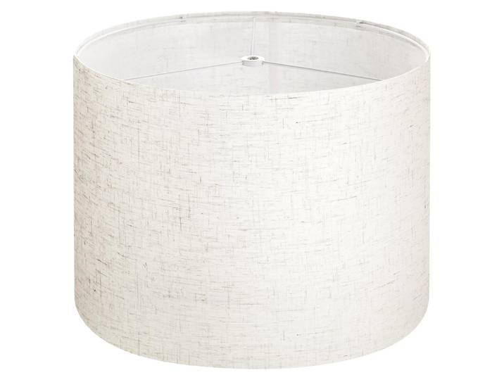 VEVOR Abat-jour tambour 33 x 33 x 25 cm (haut x bas x haut)\, 1 pc. abat-jour de rechange de taille moyenne en lin + PVC\, abat-jour pour lampe de table lampadaire suspension (lin clair)