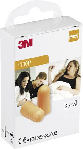 3M 1100P Gehörschutzstöpsel 35 dB einweg 2 Paar