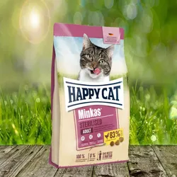 Happy Cat Minkas Sterilised Geflügel - Unterstützt den Stoffwechsel kastrierter Katzen