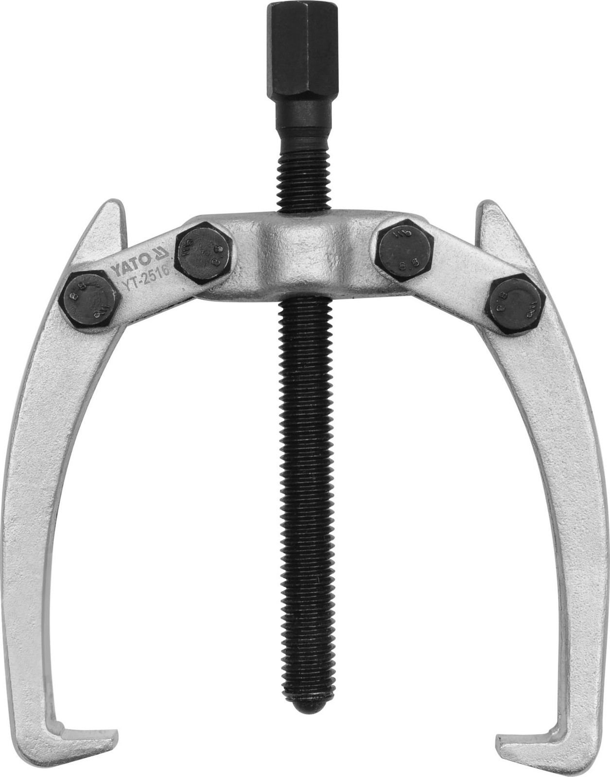 Yato YT-2516 Uitneembare trekker met glijblokken, 1,4 ton, zwart/zilver