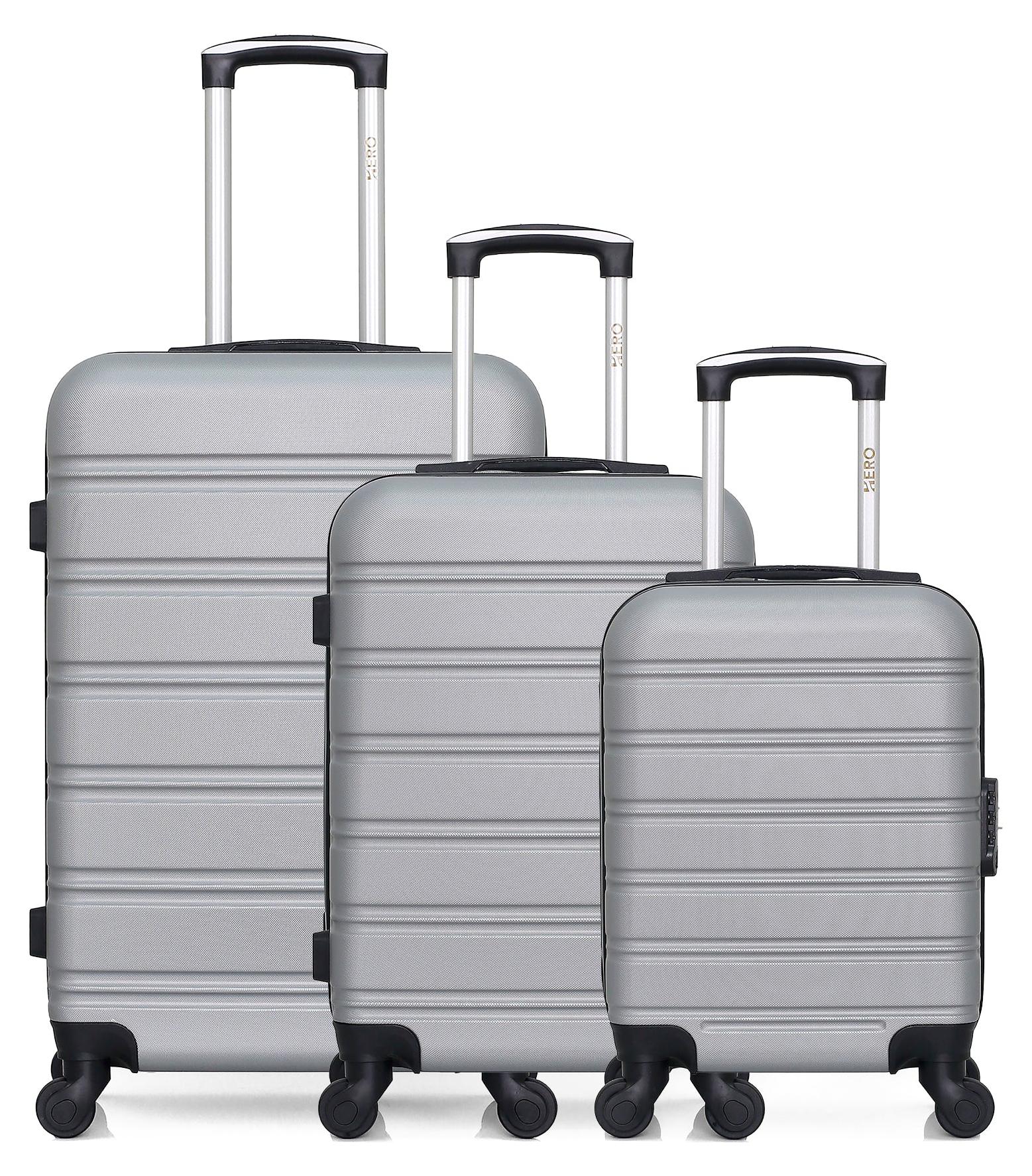 Hero - 3Er-Set - Wochenendkoffer, Handgepäckkoffer Und Handgepäckkoffer Xxs Renoso