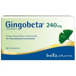 Gingobeta 240 mg Filmtabletten 50 St
